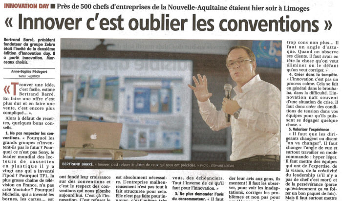 Innover c’est oublier les conventions